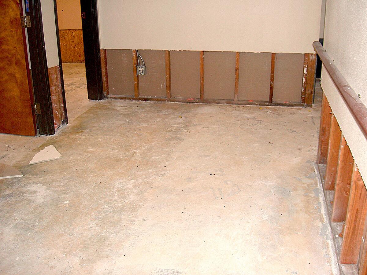 Church Large Water Loss – Walnut
